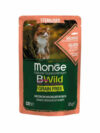 Monge Bwild Pouch Sterilized Salmon Shrimp & Vegetables 85gr